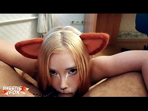 ❤️ Кицунэ заглотить хуй и сперма в рот ☑ Порнушка у нас ☑